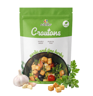 Croutons Alho e Ervas Finas VEGAN - 120g
