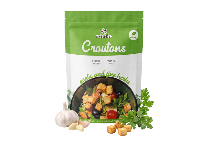 Picatostes Ajo y Hierbas Finas VEGANO - 120g