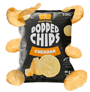 Popped Chips Cheddar 30g