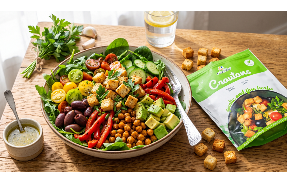 Picatostes Ajo y Hierbas Finas VEGANO - 120g