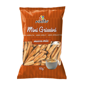 Mini Grissinos 100% Espelta Massa Mãe 150g