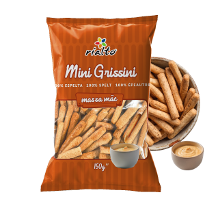 Mini Grissinos 100% Espelta Massa Mãe 150g