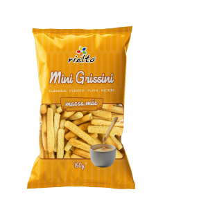 Mini Grissinos Clássicos Massa Mãe 150g