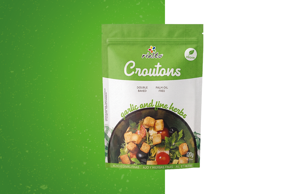 Picatostes Ajo y Hierbas Finas VEGANO - 120g